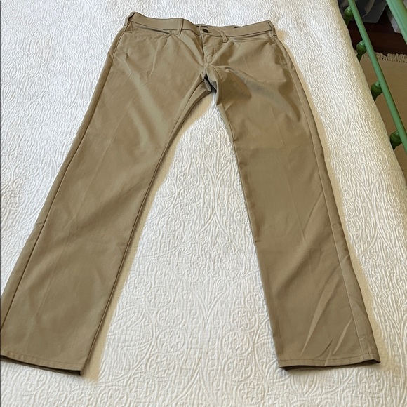 NWOT J. Crew 5-pocket Flex Slim Tech Pants in navy blue & khaki tan, size 33x34 - Picture 7 of 10